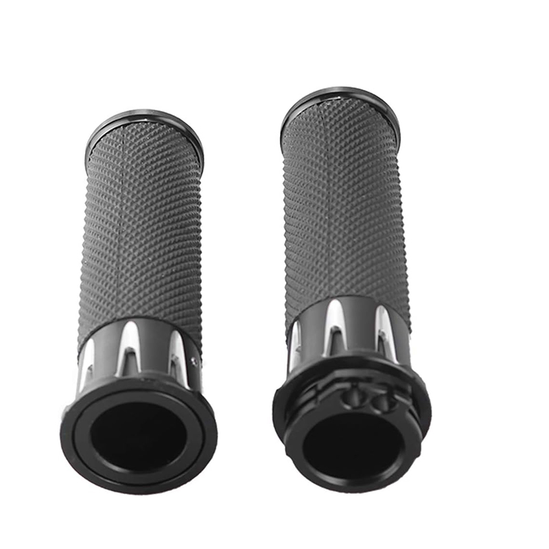 MACTIONS 125mm Black Hand Grips Handlebar Grips For Harley Sportster 883 1200 XL XR Softail Heritage Breakout Touring Dyna VRSC | CA